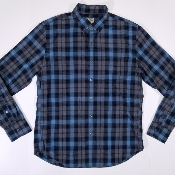J.Crew Crosshatch Long Sleeve Casual Button Up - Picture 1 of 9